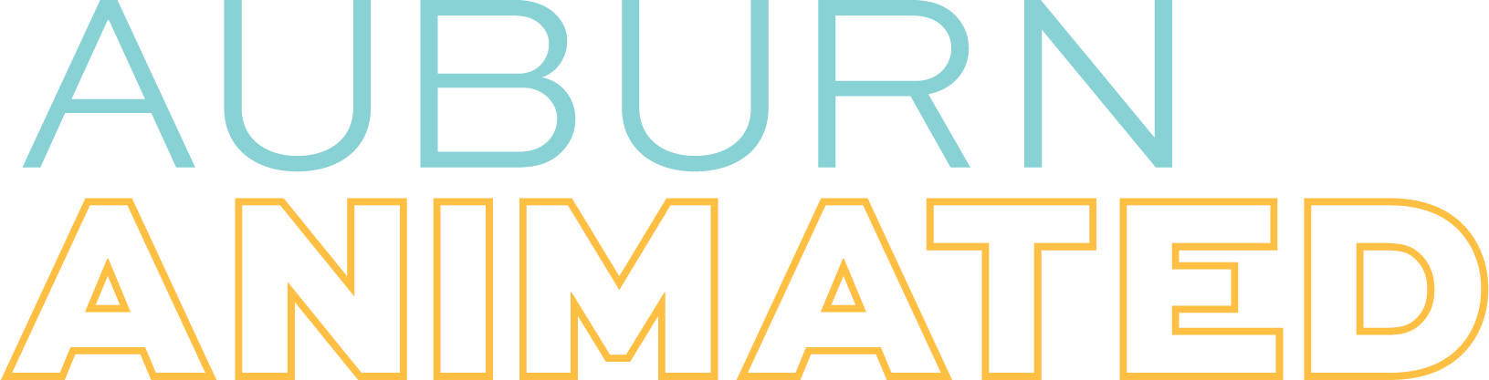 Auburn Animated title typography