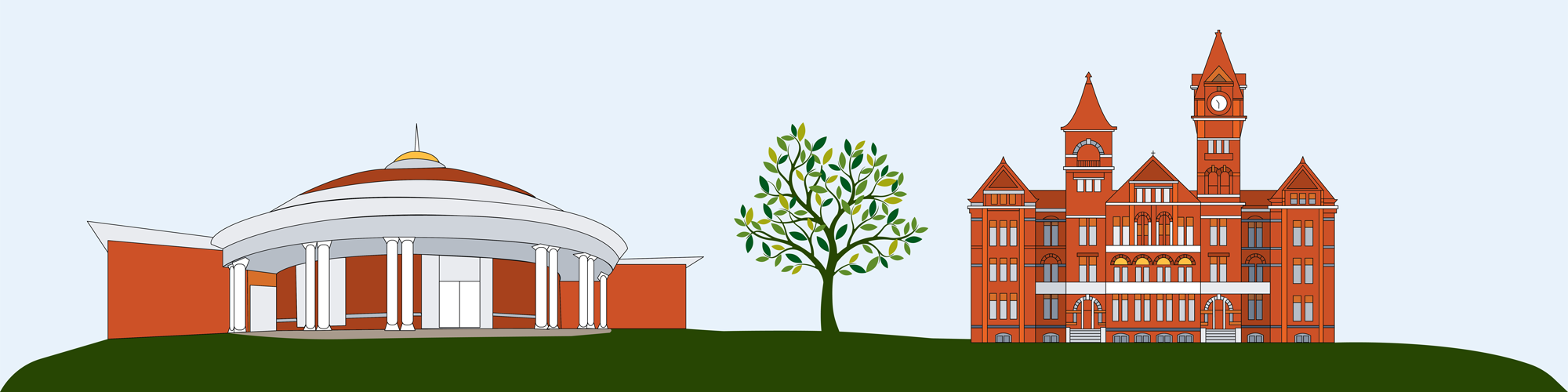 Illustration depiction Auburn University and Tuskegee partnership