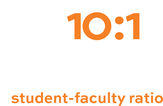 10:1 student-faculty ratio