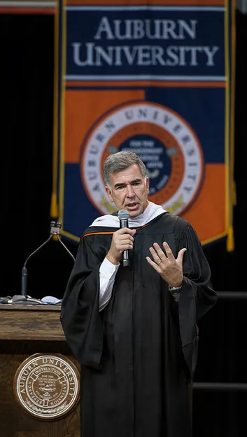 Mark Winne Giving commencement address at Auburn University graduation
